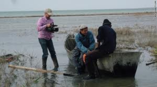 the surrounding nations signed a pledge agreeing to help the sea but  little action has been taken place, or its just really slow