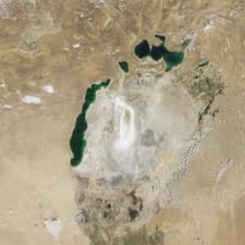 The southern part of the lake was disconnected, and the eastern part slowly over the years started to leave.
