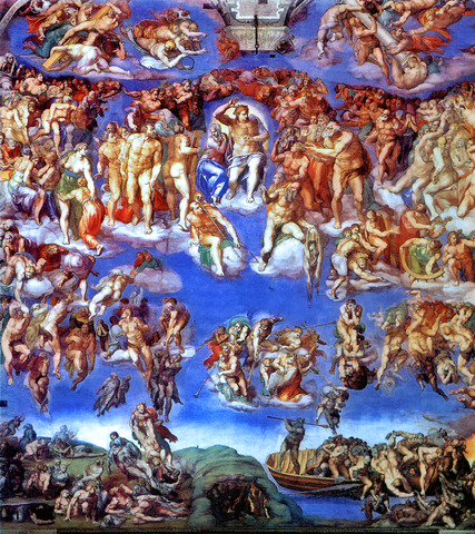 The Last Judgement by Michelangelo Buonarroti
