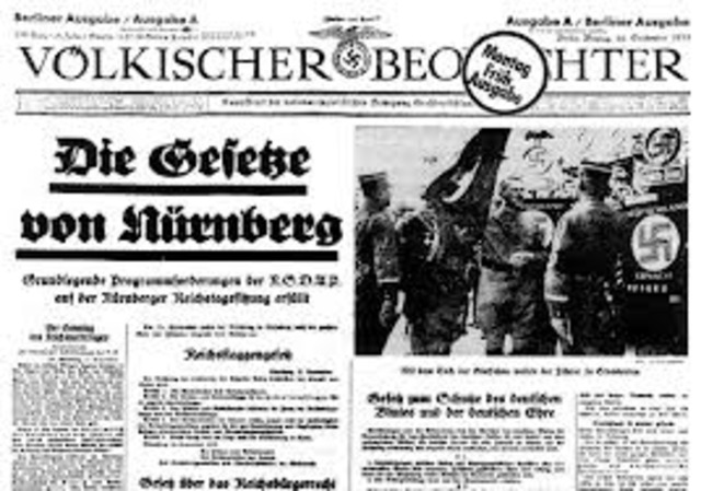 Die Nürnberger Gesetze.