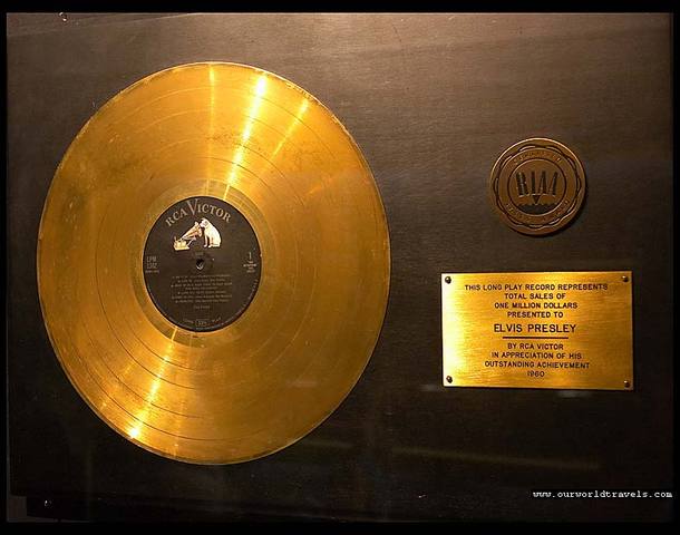 Elvis's First Gold Record