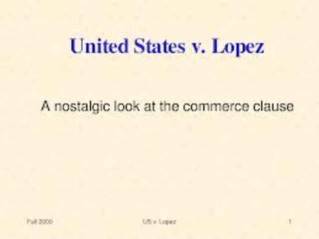 United States vs. Lopez