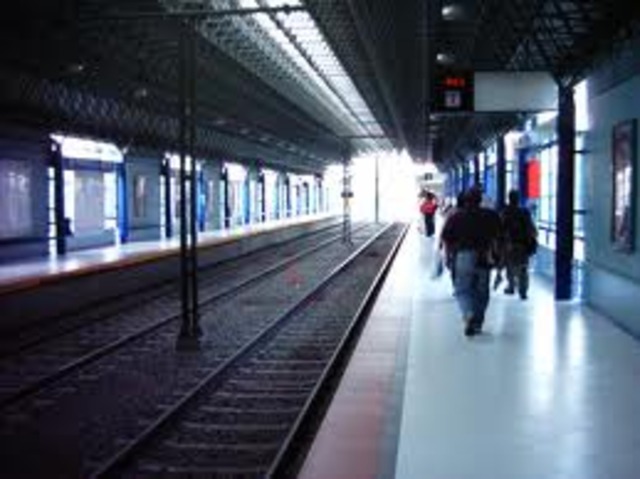 The train station