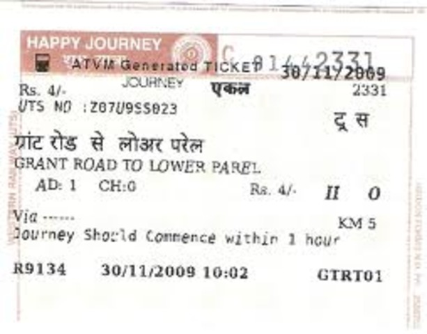 Train ticket