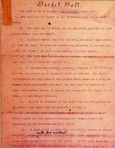 The Thirteen Original Rules are Invented