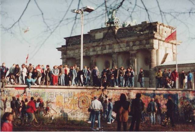 Berlin Wall falls