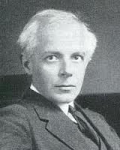 Bela Bartok composes String Quartet #2