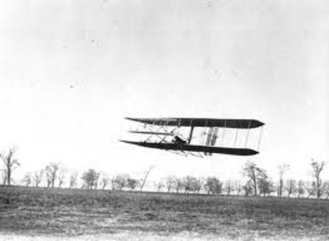 Wilbur Wright Flies in Circle