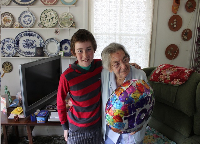 Going to England to visit my 100year old grandma