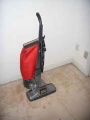 John Thurman patents the motor-driven vacuum cleaner.