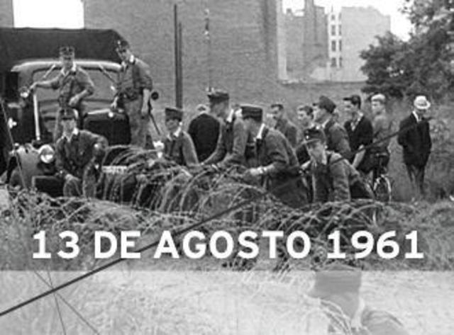 Construcción del Muro de Berlin