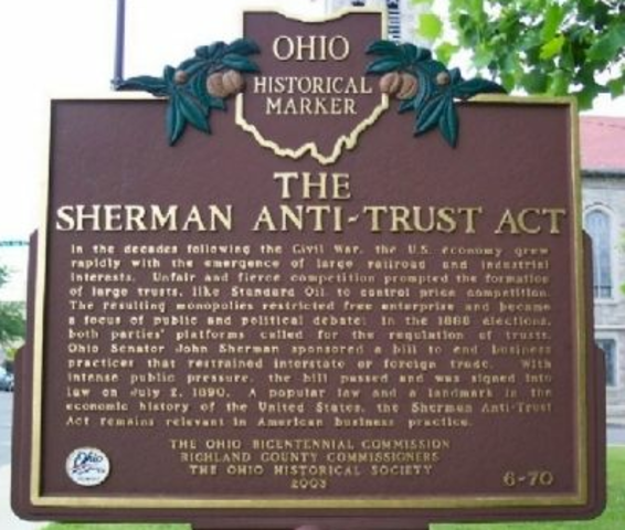 Sherman Antitrust Act