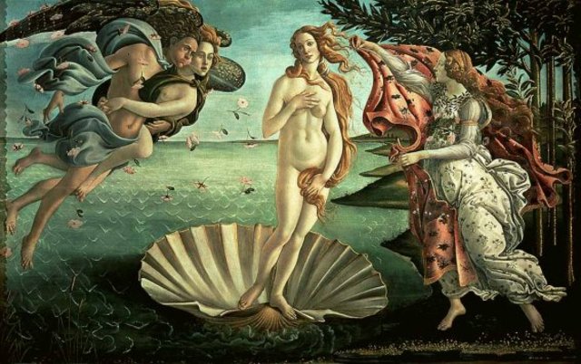 Sandro Botticelli paints Birth of Venus