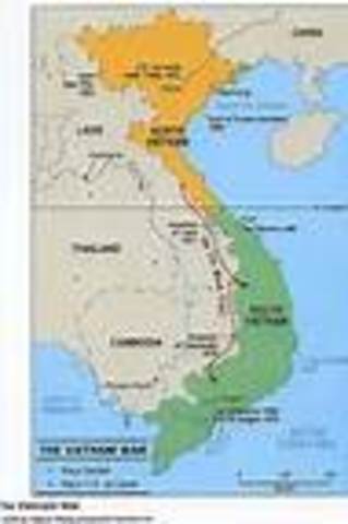 Vietnam Splits at the 17th parallel