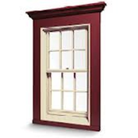 Backwards out a window