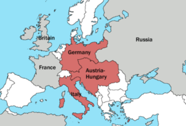 Triple Alliance is formed between Germany, A-H, Italy
