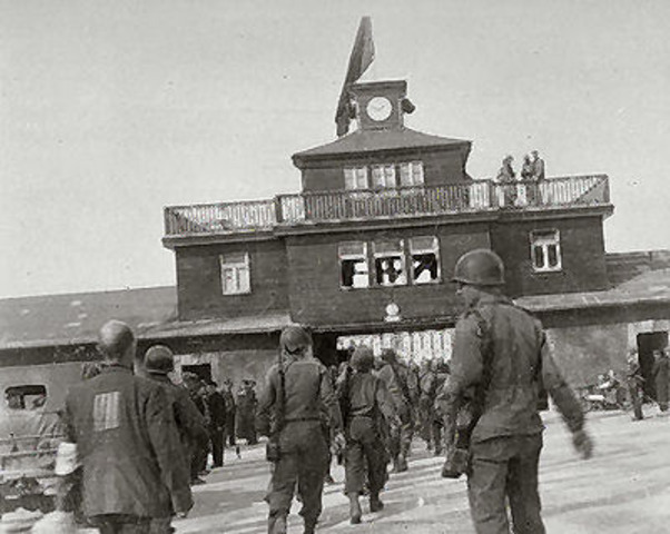 American Troops arrive at Buchenwald
