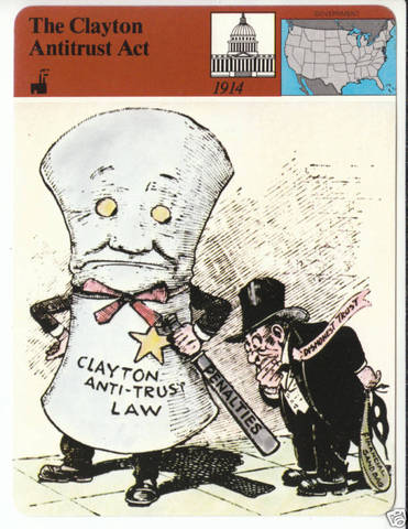 Clayton Antitrust Act is Passed