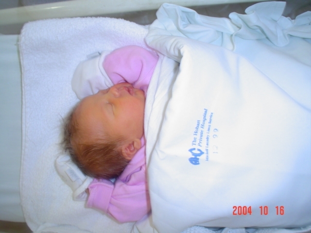 Avah was born