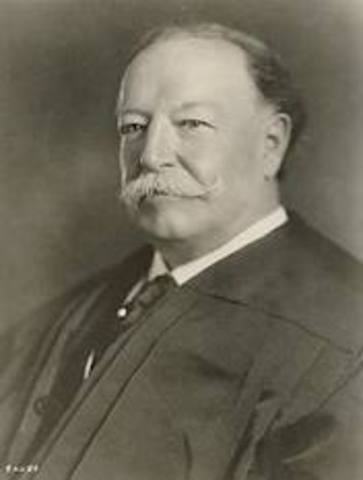 William Taft is elected