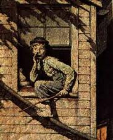 Dave sneeks out of the orphanage