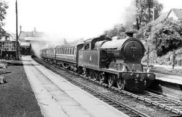 Catches train to New York