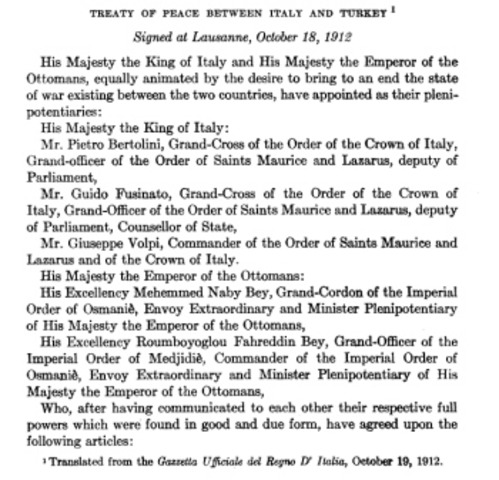 Treaty of Lausanne