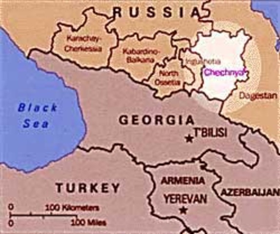 Russia takes over chechnya