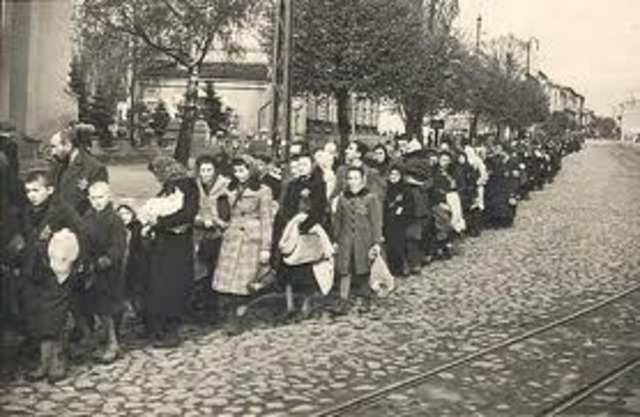 Approximately fifteen thousand Jews in the Lódz ghetto are deported to Chelmno, mostly children under ten and individuals over sixty-five, but also others who are too weak or ill to work. By September 16, approximately fifty-five thousand Jews have been d