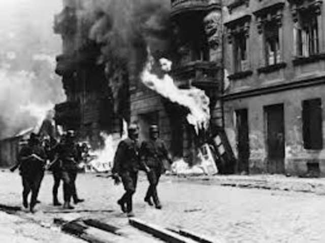 The Nazis order all of the ghettos in Poland and the Soviet Union destroyed.