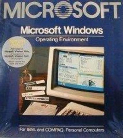 PRIMERA VERSIÓN  DE WINDOWS