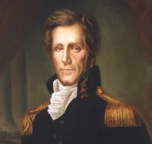 Jackson enlists in Revolutionary Army