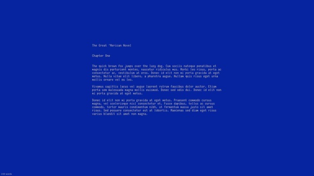 First word processor