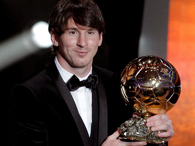 Messi won his second golden ball.