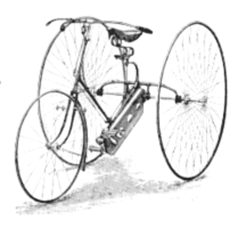 high wheeled tricical