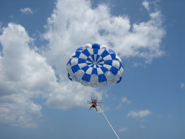Went parasailing in Dominican