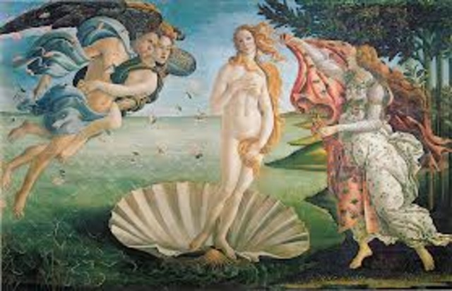 Sandro Botticelli paints Birth of Venus