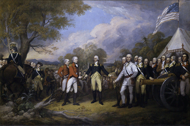 The british surrender