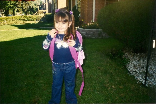 My first day of Preschool.(: