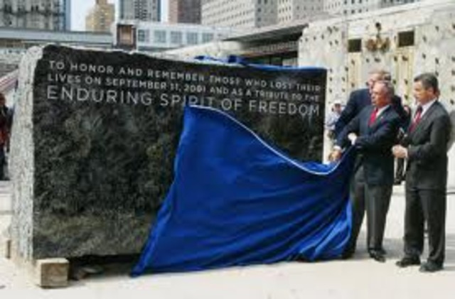 Freedom Tower Cornerstone