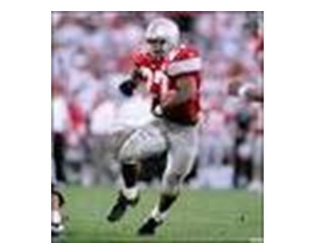 Breaks Ohio State's rushing record