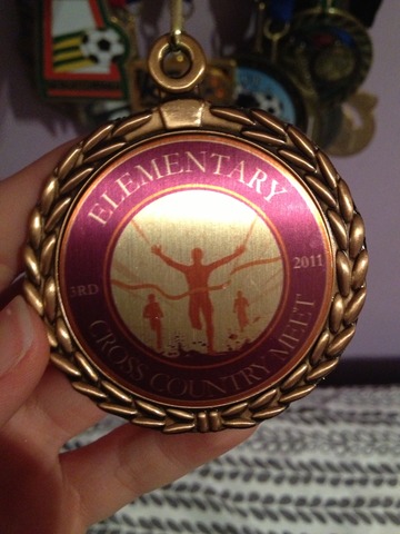 Got 3rd in Cities for Cross Country