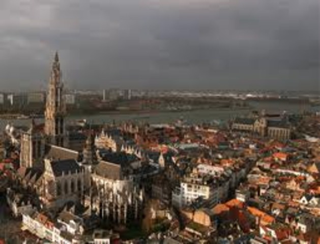 Arrival in Anwerpt