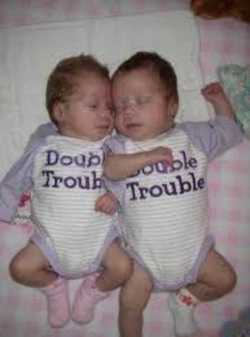 Twin girls are born!
