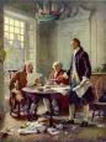 The Declaration of independence was Signed