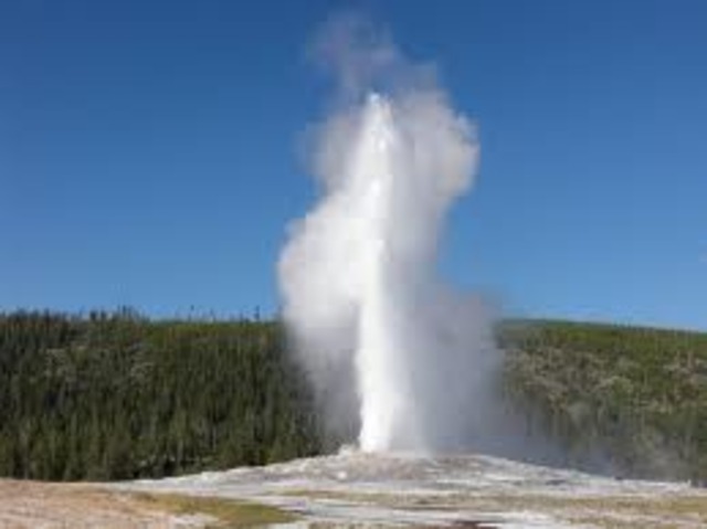 Going to see Old Faithful