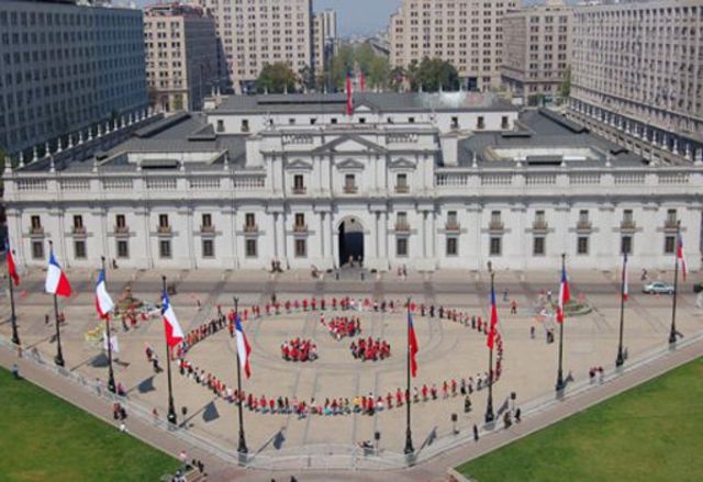 Palacio de la Moneda en Chile