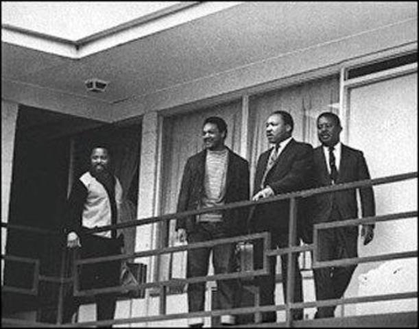 Martin Luther King is assassinated