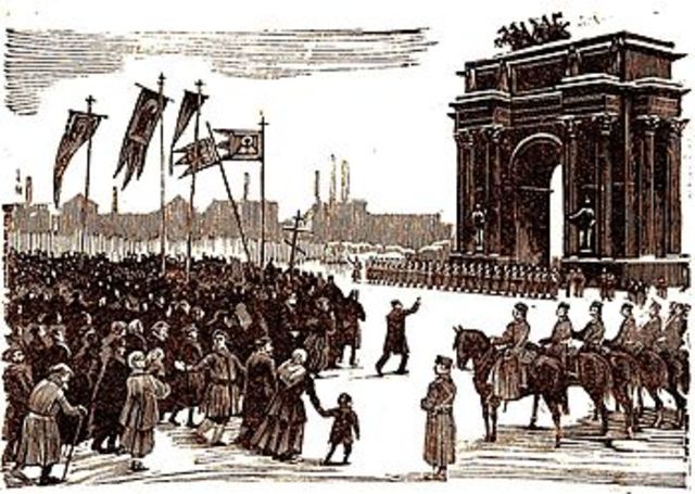 Кровавое воскресенье,начало первой русской революции