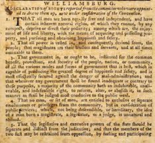 The Virginia Declaration of Rights